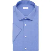 Seidensticker Hemd Modern Fit Kent kurzarm bügelfrei blue