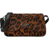 GUESS Damen Umhängetaschen Domitilla Flap Shoulder Bag - Bruin - Größe ONESIZE