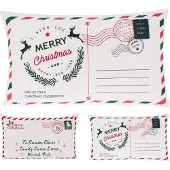 Koopmann Home & Styling Kissen Weihnachtsdeko Umschlag 50x30cm mehrfarbig