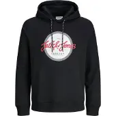 Jack & Jones Kapuzenpullover in Black | Gr.: M