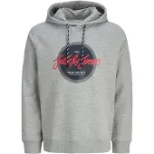 Jack & Jones Kapuzenpullover in Grey Melange | Gr.: M
