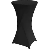 Oviala Business Stehtischhusse schwarz 110x60 cm