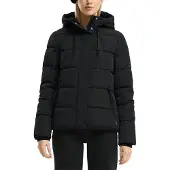 s.Oliver Warme Outdoor-Steppjacke mit Kapuze und verlängertem Rückenteil