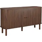 Oviala Business Skandinavisches Sideboard mit 2 Türen, L140 cm, dunkles Holz