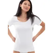 Mey Shirt kurzarm Serie Cotton Pure Weiss | Größe 36