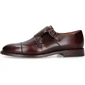 Henry Stevens Schnürschuh "Winston CDM" Herren Businessschuh Double Monk Strap handgefertigt, Lederschuh