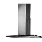 Elica Galaxy Island PRF0017852B Inselhaube 90 cm Edelstahl Schwarzes Glas