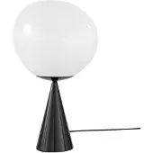 Tom Dixon Melt Cone Fat Table LED-Tischleuchte-Opal/Schwarz-mit LED (3000K)