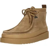 Clarks Schnürstiefelette Wallabee FTR2 High aus weichem Veloursleder 5232 Dark Sand Suede 44