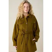 Sissy-Boy Wolljacke - Dunkelgrün | Größe: M