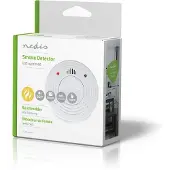Nedis Rauchmelder Batteriebetrieben 10 Jahre En14604 Pause-/testknopf 85db Abs