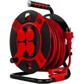 REV REV-Ritter Kabeltrommel »Standard«, 4-fach, 25 m - schwarz