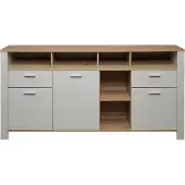 Mäusbacher Nele Sideboard Holzwerkstoff 3 Türen 2 Schubkästen 193x92x44 cm