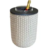 COOTAB Cooler Table London Beistelltisch mit Acryl-Kühler