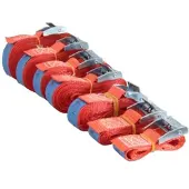 Hedef 25x 6m Spanngurt mit 250 daN 25er Set Befestigungsriemen Zurrgurt