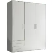 Pol-Power Valencia Kleiderschrank Laminat 3 Türen 155x195x60 cm