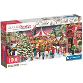 Clementoni CLE Puzzle 1000 Panorama ChristmasCollection 39928