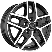 MSW 40 VAN gloss black full polished 6.5Jx16 5x118 ET65