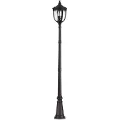 Elstead Lighting Elstead English Bridle Außen-Stehleuchte E14 3-fach 243cm Schwarz IP44
