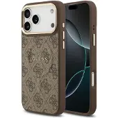 GUESS Apple iPhone 17 Pro Hülle - Kunststoff - - Backcover/Hard Case - Braun