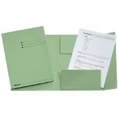 Esselte Dreiflügelmappe 1033308 Folio Karton 240 mm x 318 mm Grün
