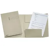 Esselte Flügelmappe 1033307 Folio Karton 240 mm x 318 mm Grau