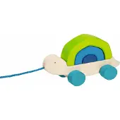 Goki Ziehtier Schildkröte Tortuga mit Wackelgang