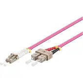Alcasa - Patchkabel - LC Multi-Mode (M) - SC Multi-Mode (M) - 5 m - Glasfaser - 50/1