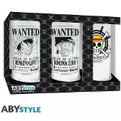 One Piece - Luffy Zoro & Skull - Set de 3 Verres