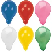 Papstar Luftballons rundfarbig sortiert