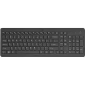 HP 225 Wireless Tastatur, Volle Größe (100%), Kabellos, RF Wireless, Plunger key switch, Schwarz