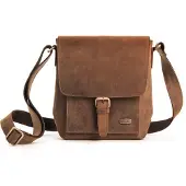 Harold's Leder Umhängetasche Antic Crossbag Nature braun