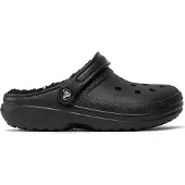 Crocs Pantoletten Classic Lined Clog 203591 Schwarz