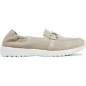 Caprice Damen Slipper Zierspange Wechselfußbett Leder 9-24708-42, Größe:39 EU, Farbe:Grau