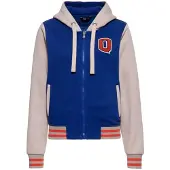 Queen Kerosin Collegejacke Kitten Sport Club in blau | Gr.: L