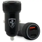 Ferrari Selbstladegerät. Feccmenk Pd-Qc 3.0 20W Schnellladegerät Schwarz/Schwarz