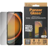 PanzerGlass Ultra Wide Fit Antibakterieller Screen Protector mit Sichtschutz inkl. Applikator für das Samsung Galaxy Xcover 7 / 6 Pro