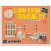 Het Muizenhuis Sam & Julia: Mäusehaus-Zimmer - DIY Möbel-Baukastenset - Wohnzimmer