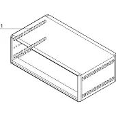 Schroff EMV-Dichtung Seitenwand - Abdeckblech - KONTAKTSTREIF.ADBL-SW 435T(4)