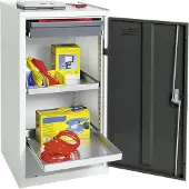 Stumpf Werkzeugschrank S3000 RAL 7035/7016 1 Schublade 100 mm 2 Wannenböden