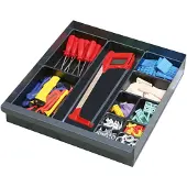 Stumpf Einzelschublade Serie 3000 anthrazitgrau 100 mm hoch - 3000102