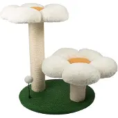 COOCKOO Bernina Kratzbaum Flower Power, Maße: 59 x 49 x 62 cm