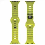 Evelatus Strap Watch 38/40/41 Sport Silicone Loop Ultra Yellow