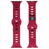 Evelatus Strap Watch 38/40/41 Sport Silicone Loop Dark Red