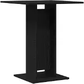 vidaXL Bistrotisch Schwarze Eiche 60x60x75 cm Holzwerkstoff