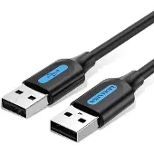 Vention COJBI, 3 m, USB A, USB A, USB 2.0, 0,48 Gbit/s, Schwarz