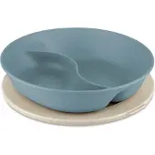 Koziol Teller "CONNECT SEPAREE" Made in Germany. Biozirkulärer Kunststoff, 1,5 L