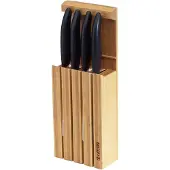 Kyocera Bambus-Messerblock inklusive 4 Messer, Black Series