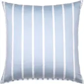 Janine Mako-Satin Bettwäsche modern classic Kissenbezug einzeln 80x80 cm perlblau