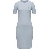 Ragwear Strickkleid "Kolya" Ohne Taschen kurzärmliges Damen Midikleid in Strickoptik
